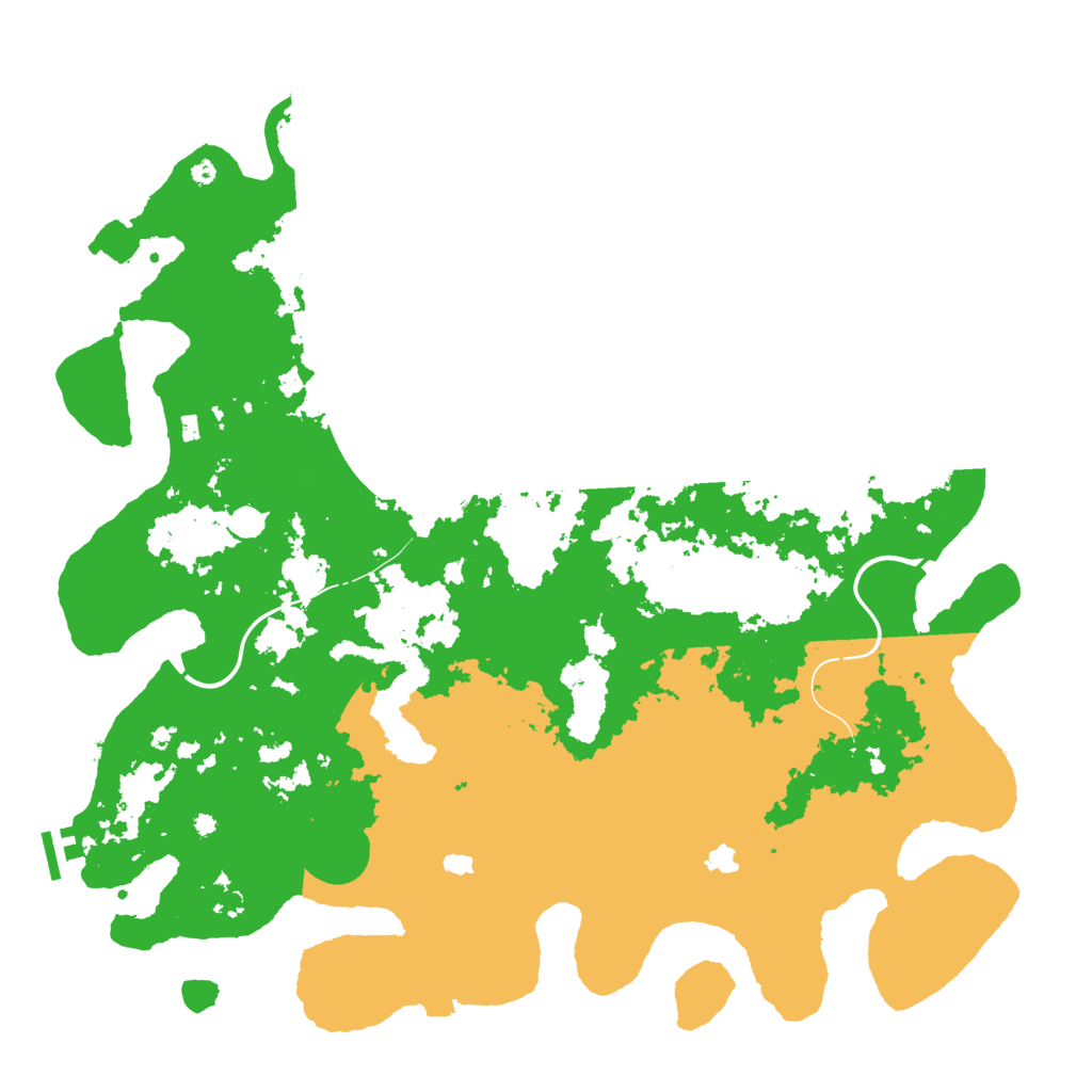 Biome Rust Map: Procedural Map, Size: 4500, Seed: 56346346