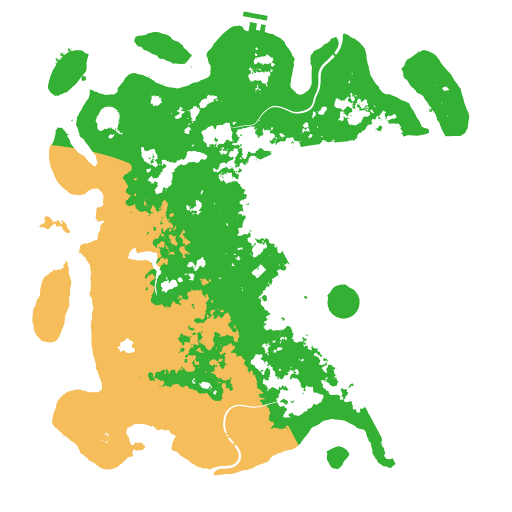 Biome Rust Map: Procedural Map, Size: 4250, Seed: 1369024