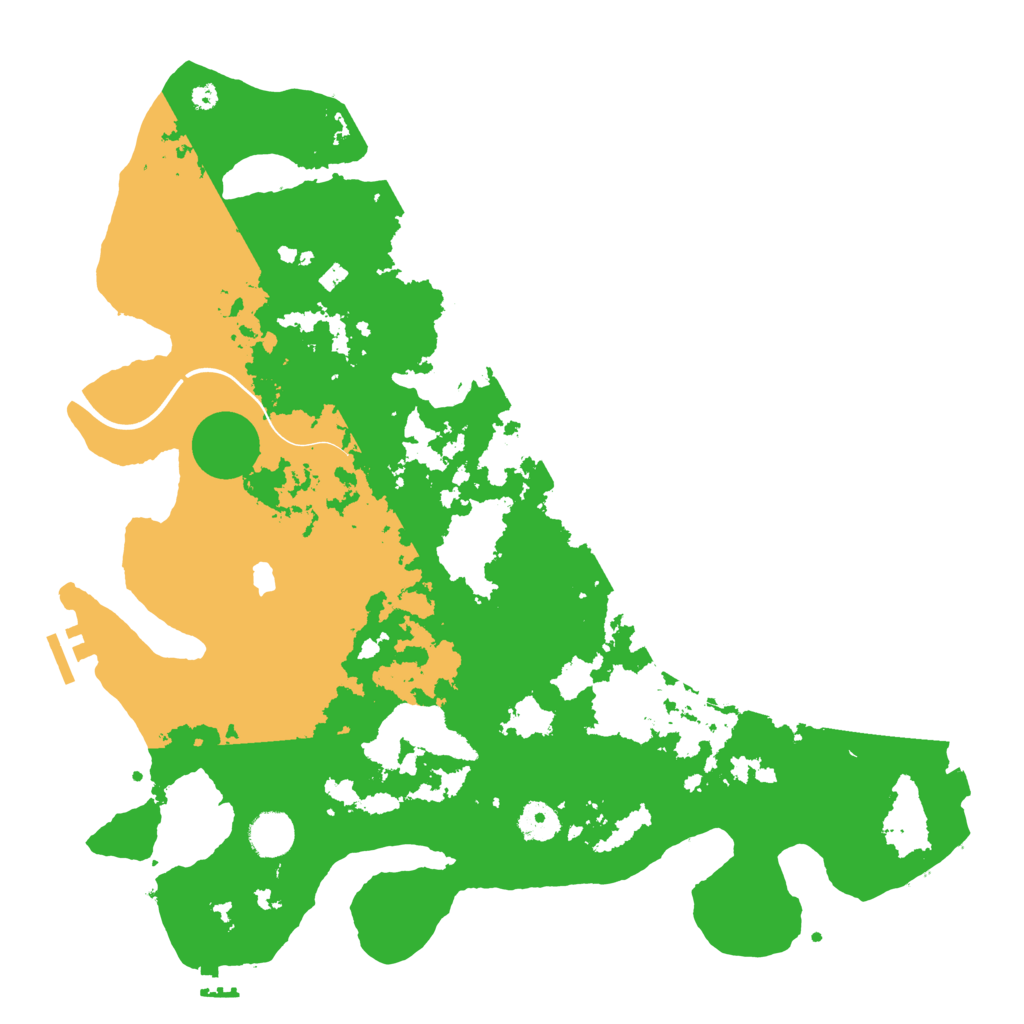 Biome Rust Map: Procedural Map, Size: 4000, Seed: 1256577