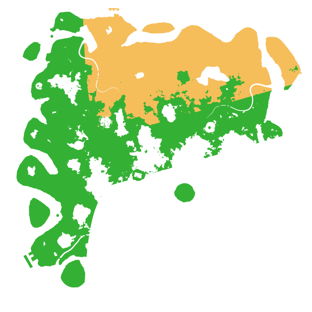 Biome Rust Map: Procedural Map, Size: 4500, Seed: 814586710