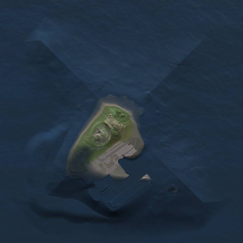 Rust Map: Procedural Map, Size: 1000, Seed: 2143772374, 2 Monuments