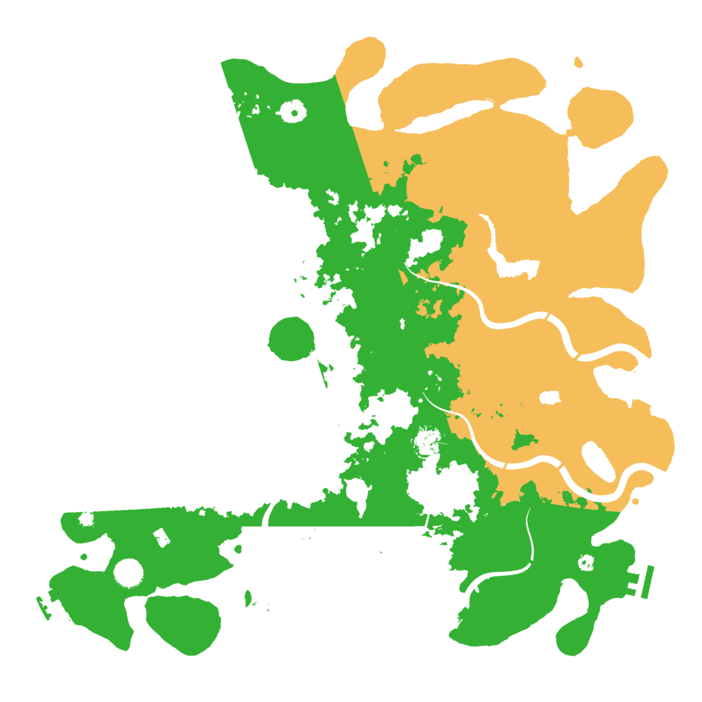 Biome Rust Map: Procedural Map, Size: 4250, Seed: 1224072198