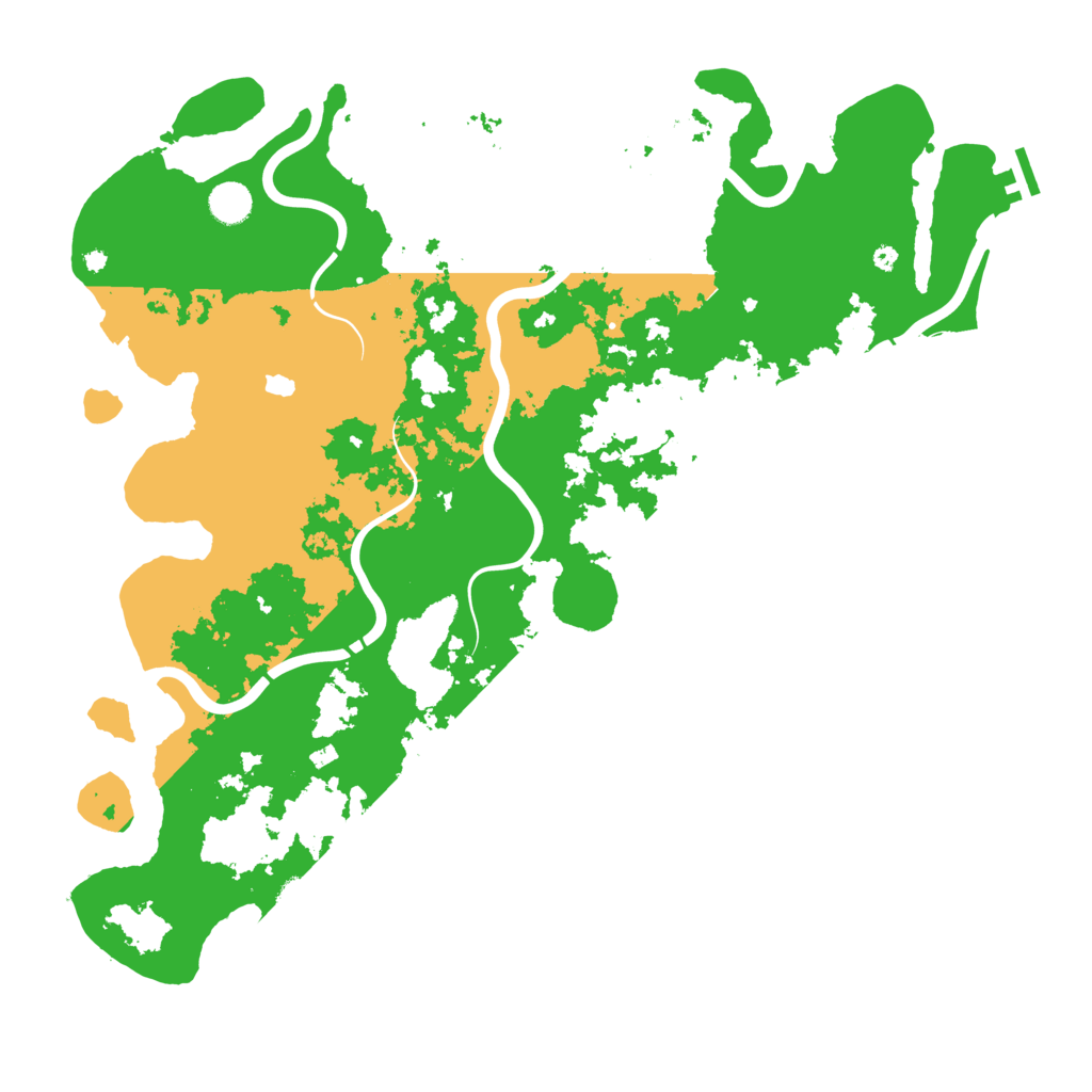 Biome Rust Map: Procedural Map, Size: 4500, Seed: 1523461