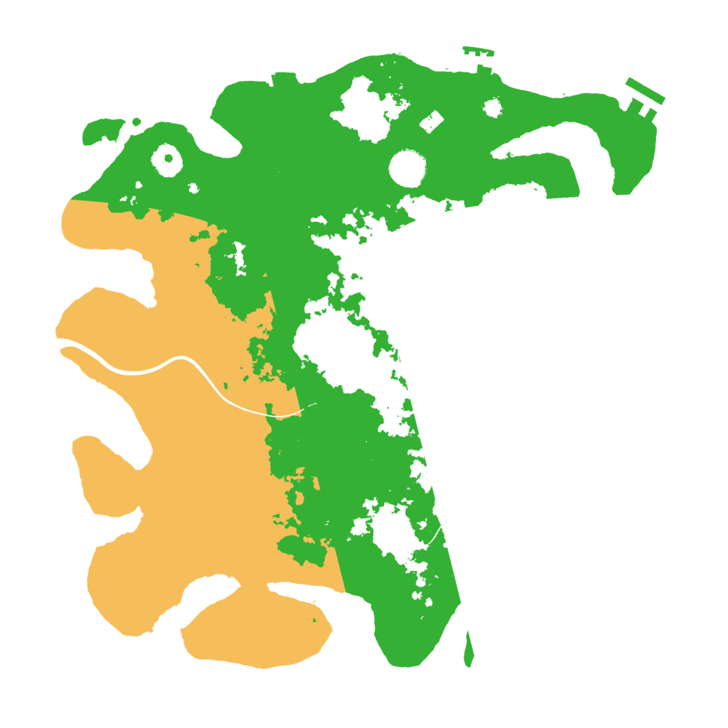 Biome Rust Map: Procedural Map, Size: 3500, Seed: 1073547784