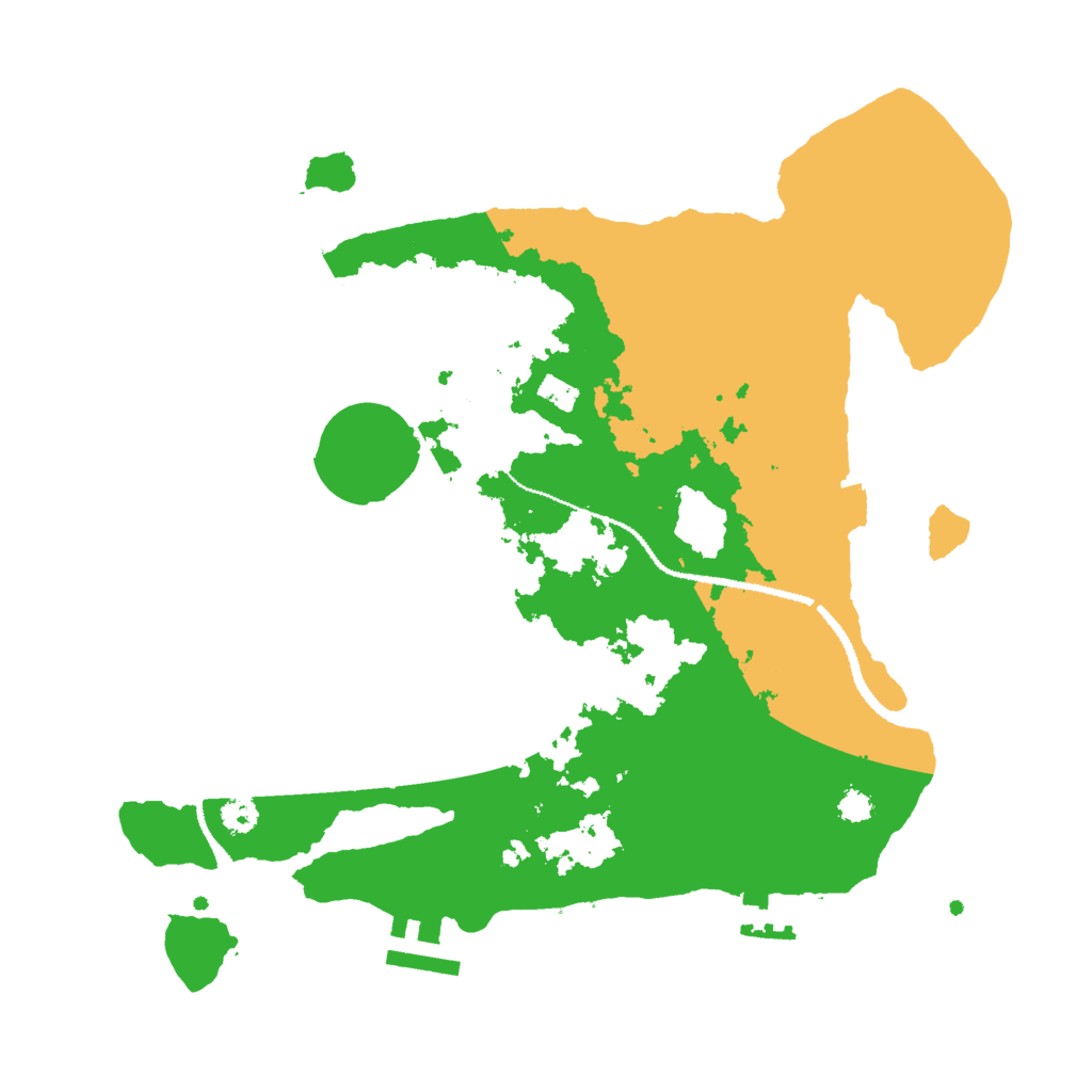 Biome Rust Map: Procedural Map, Size: 3000, Seed: 434573368