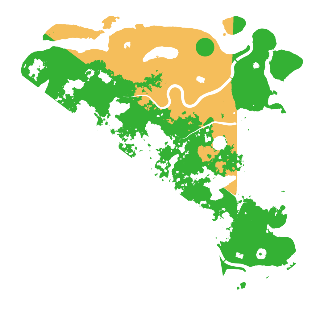Biome Rust Map: Procedural Map, Size: 4500, Seed: 658421533