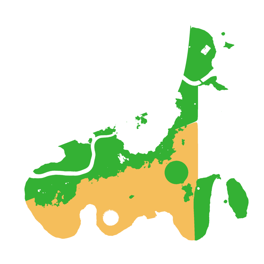 Biome Rust Map: Procedural Map, Size: 3000, Seed: 681215963