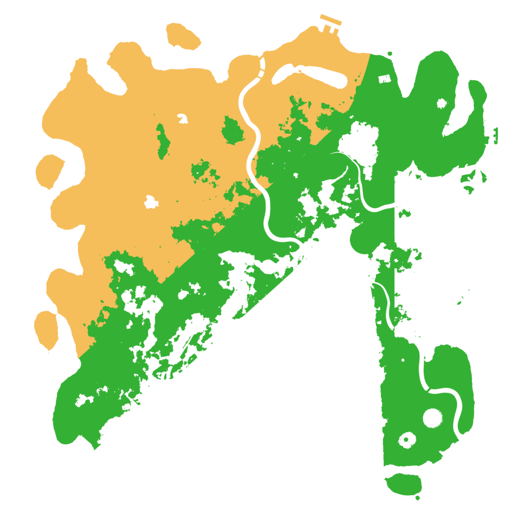 Biome Rust Map: Procedural Map, Size: 4800, Seed: 1593753992