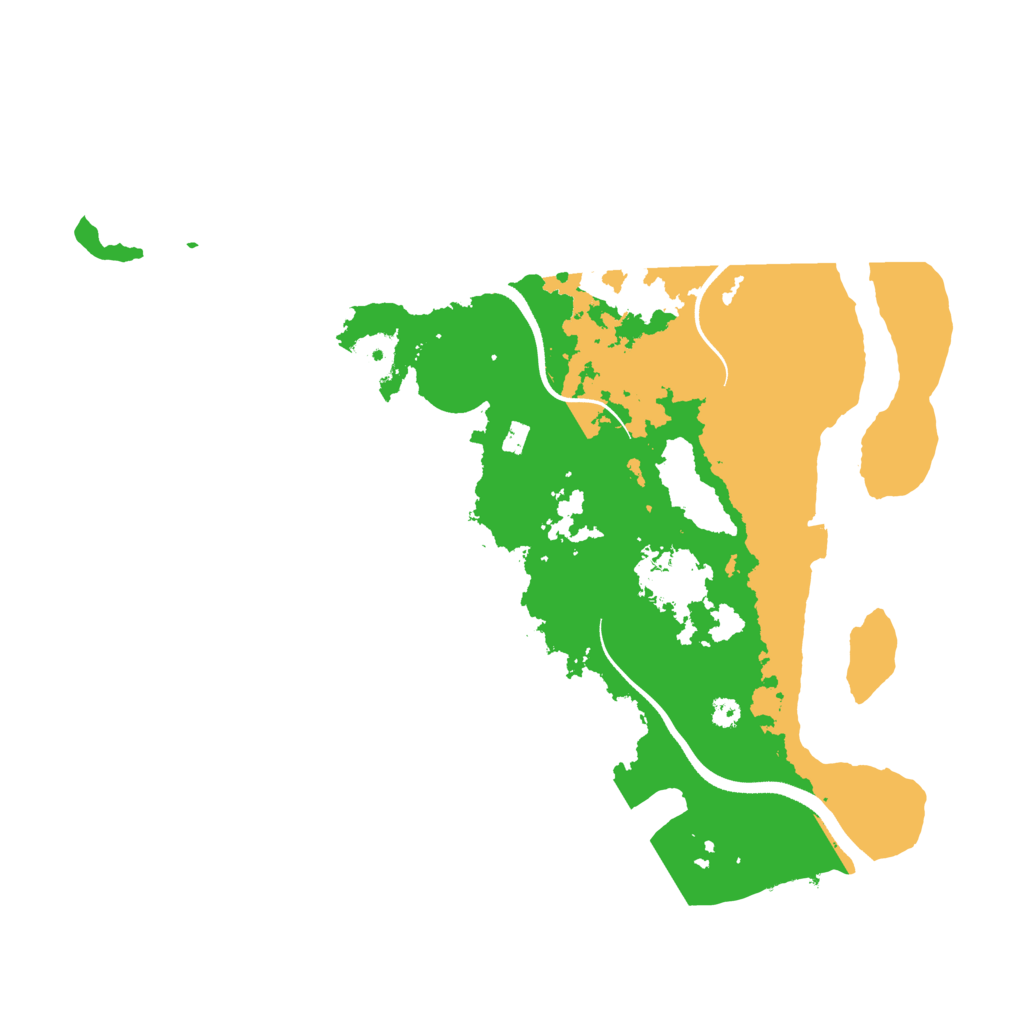 Biome Rust Map: Procedural Map, Size: 3500, Seed: 946552143