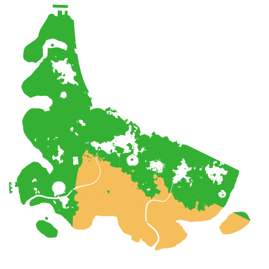 Biome Rust Map: Procedural Map, Size: 3600, Seed: 5923532