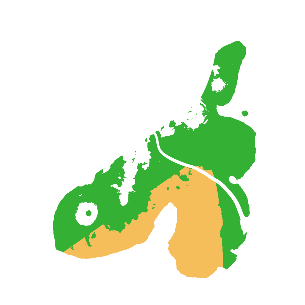 Biome Rust Map: Procedural Map, Size: 2000, Seed: 1796357621