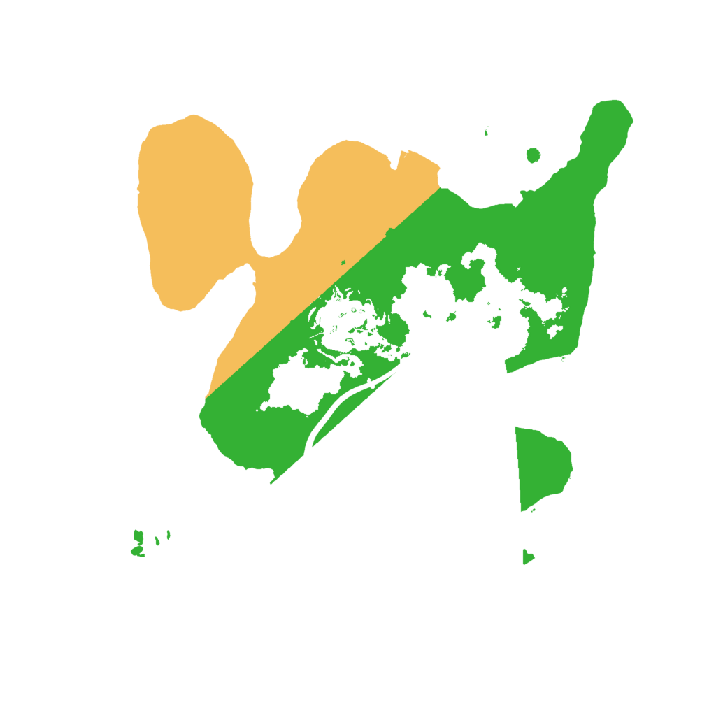 Biome Rust Map: Procedural Map, Size: 2000, Seed: 944271284