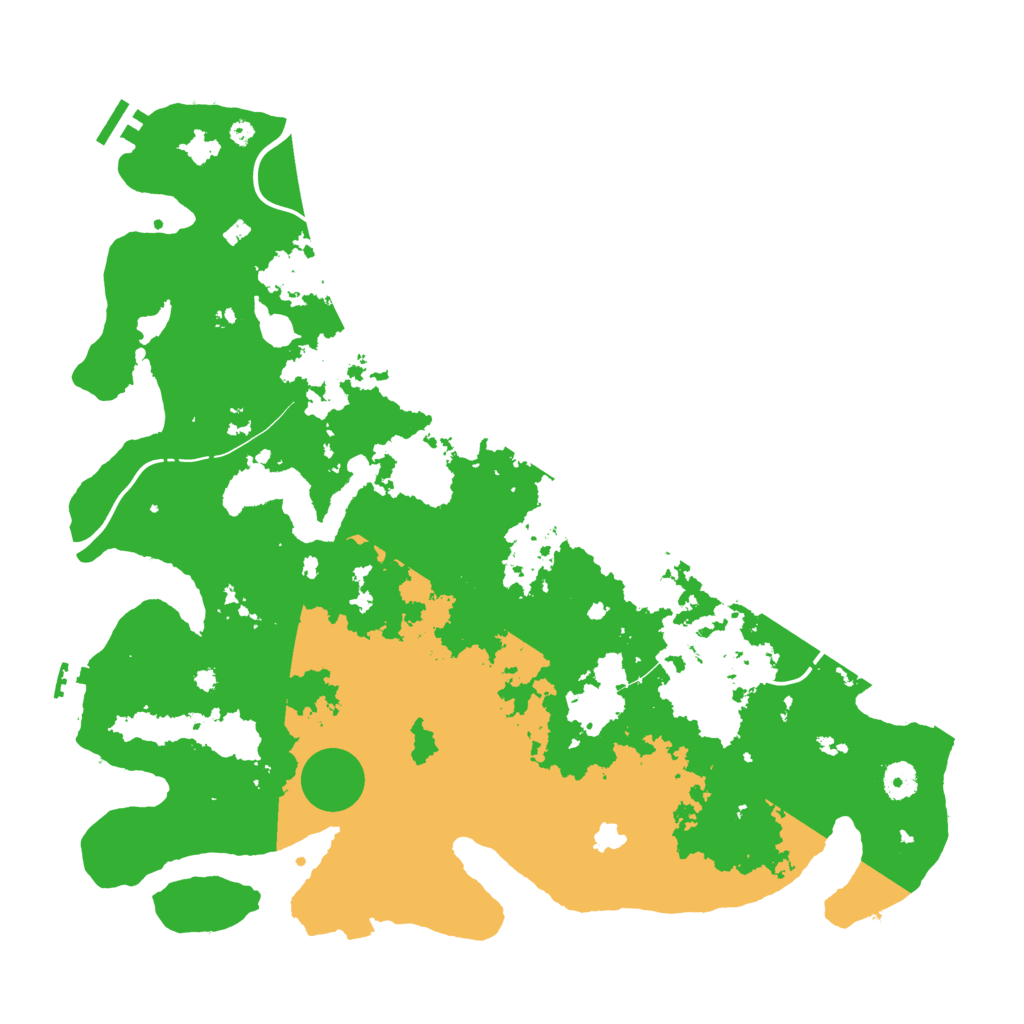 Biome Rust Map: Procedural Map, Size: 4250, Seed: 1008443212