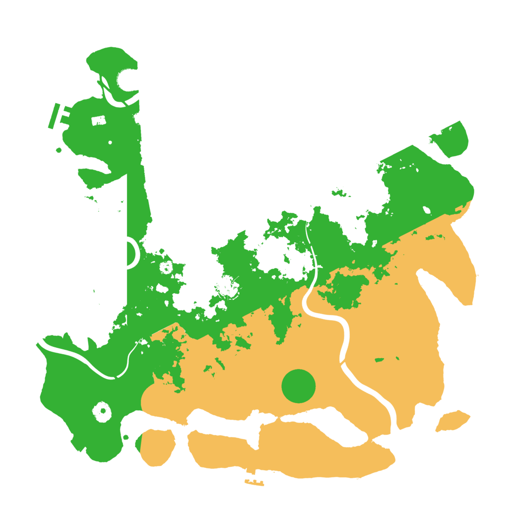 Biome Rust Map: Procedural Map, Size: 3950, Seed: 68981797