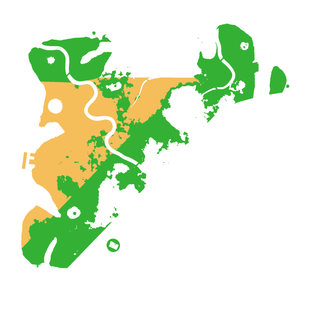 Biome Rust Map: Procedural Map, Size: 3750, Seed: 199143655