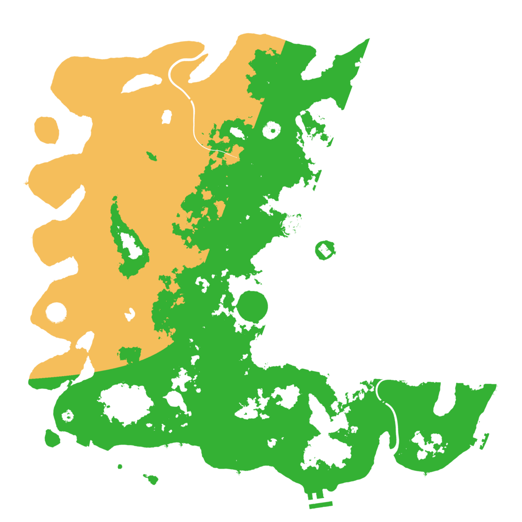 Biome Rust Map: Procedural Map, Size: 4500, Seed: 34227973