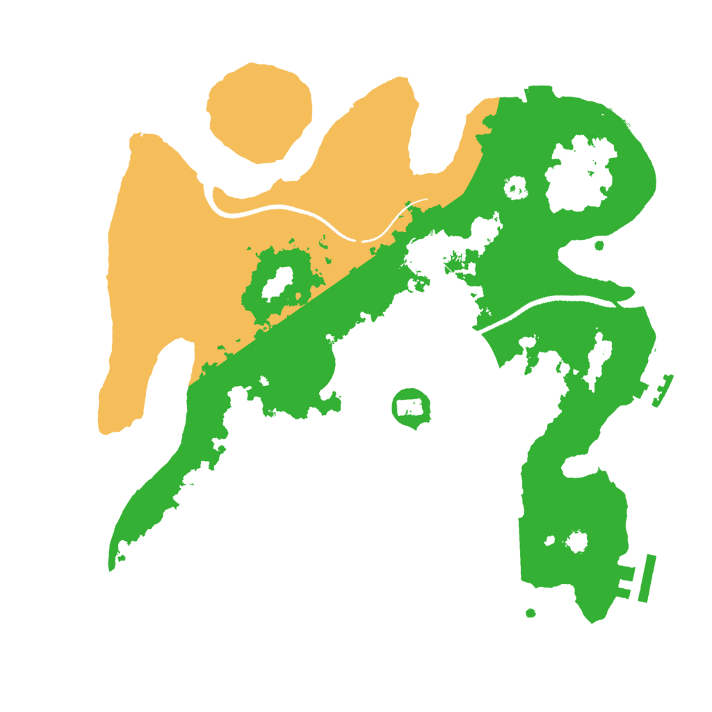 Biome Rust Map: Procedural Map, Size: 3000, Seed: 3085196