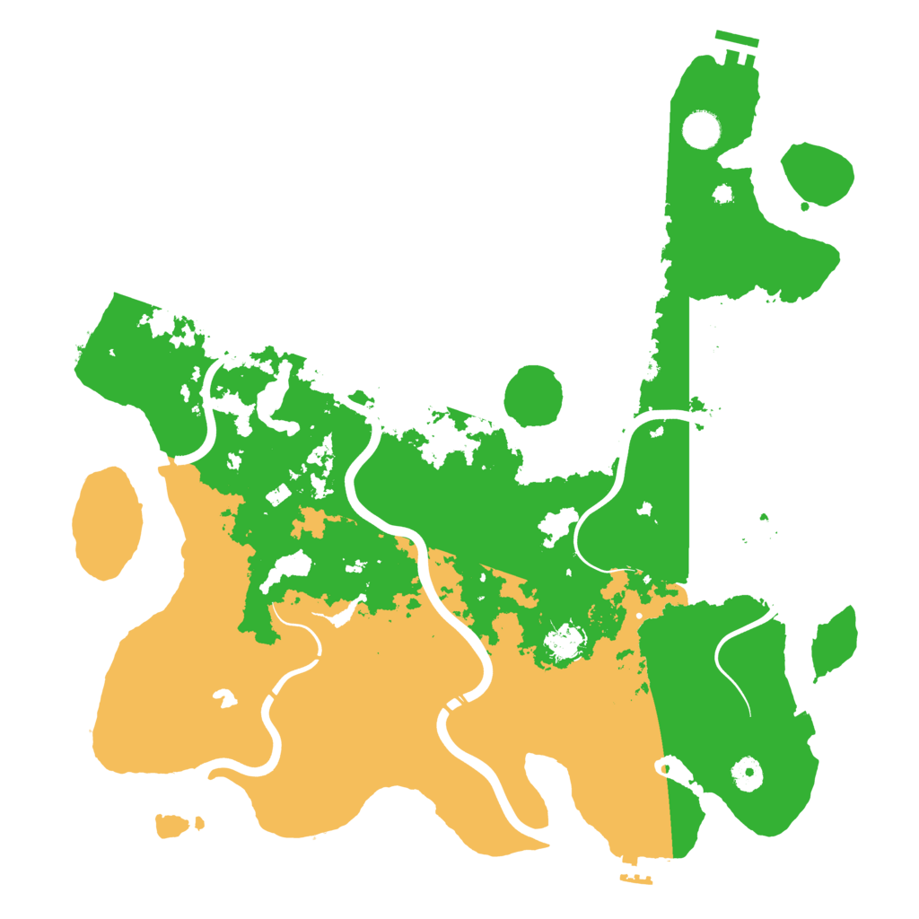 Biome Rust Map: Procedural Map, Size: 4250, Seed: 552487701