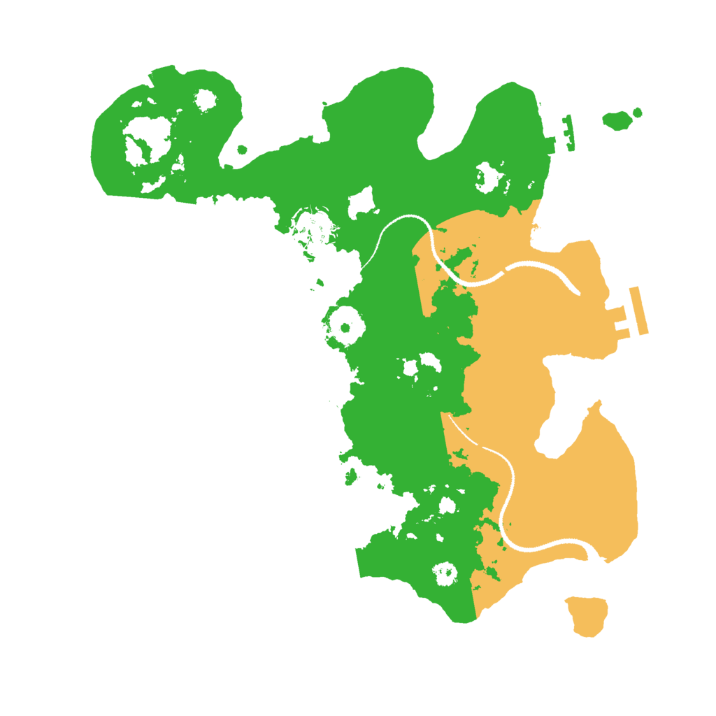 Biome Rust Map: Procedural Map, Size: 3000, Seed: 2065473