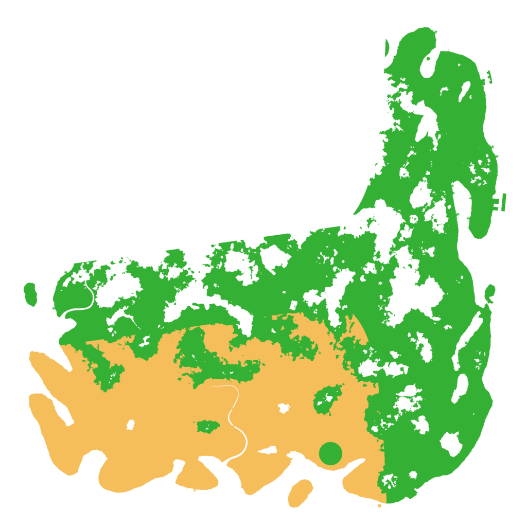 Biome Rust Map: Procedural Map, Size: 6000, Seed: 1712535545