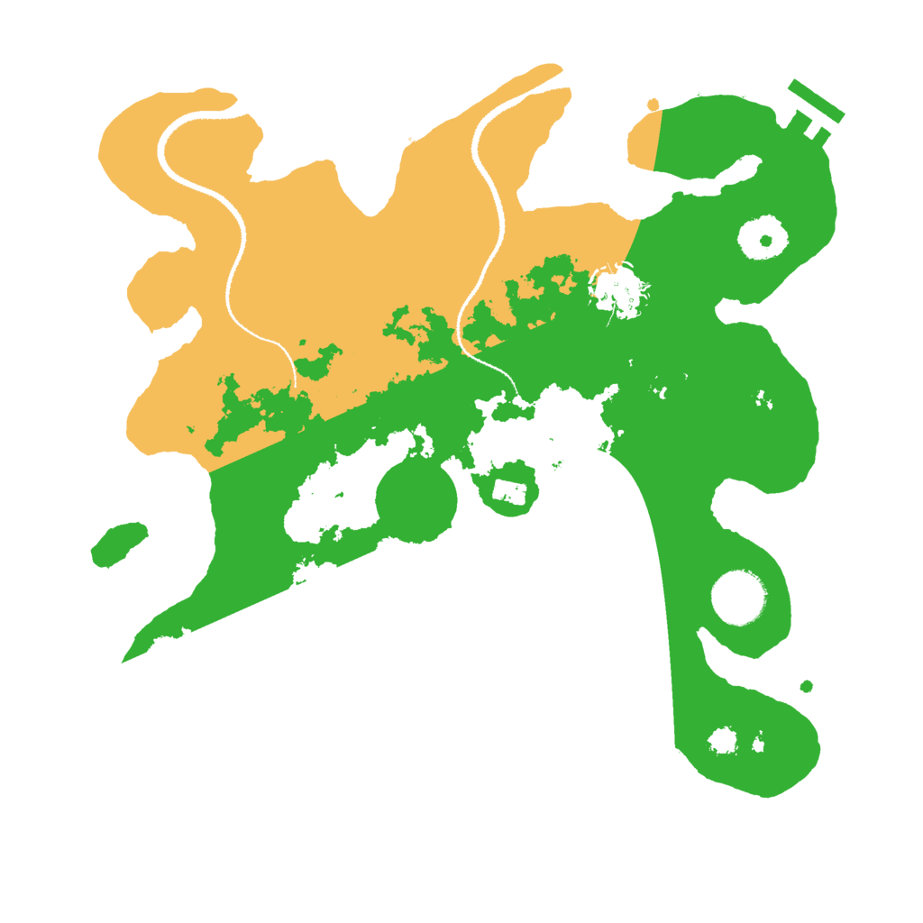 Biome Rust Map: Procedural Map, Size: 3000, Seed: 185021819