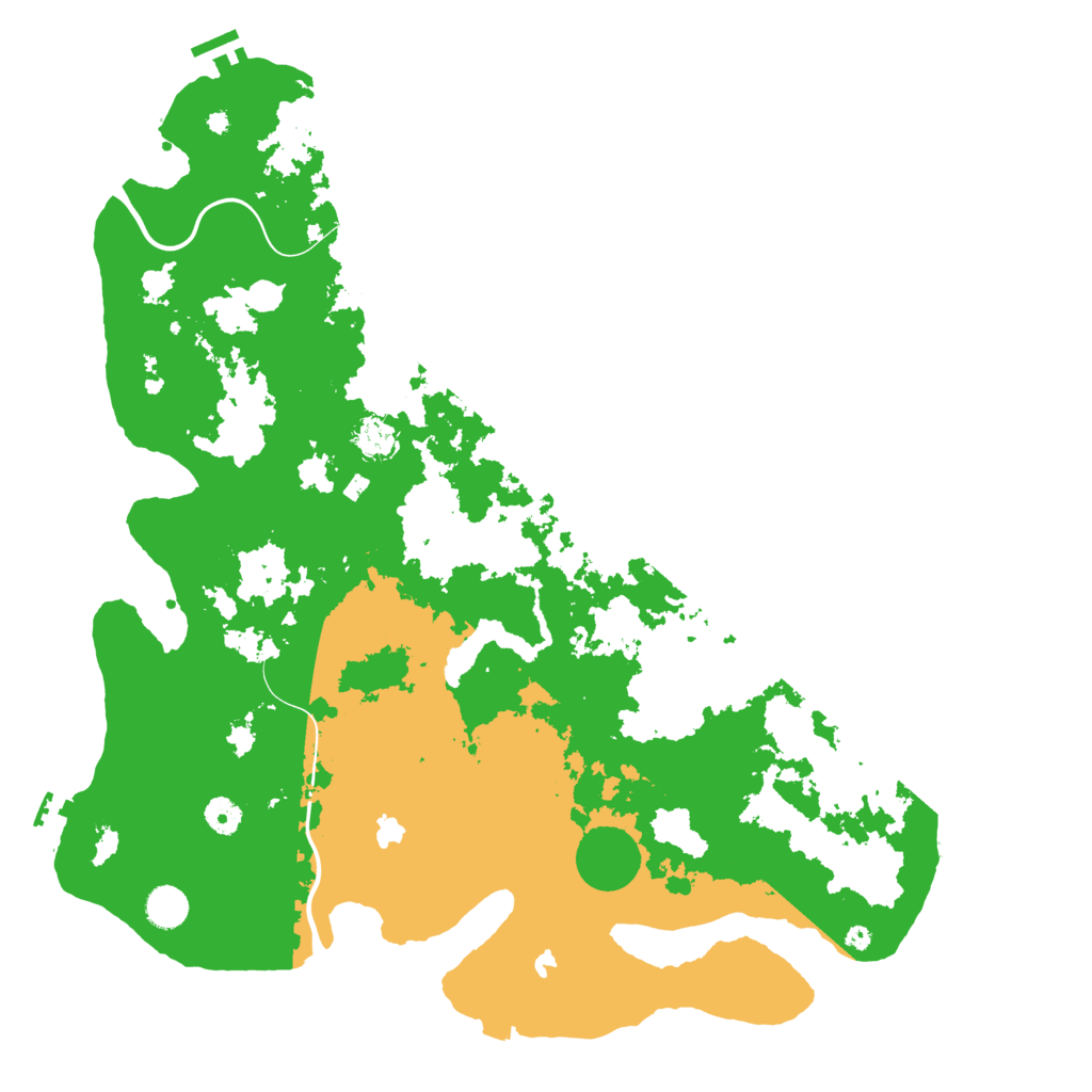 Biome Rust Map: Procedural Map, Size: 4500, Seed: 1982108103
