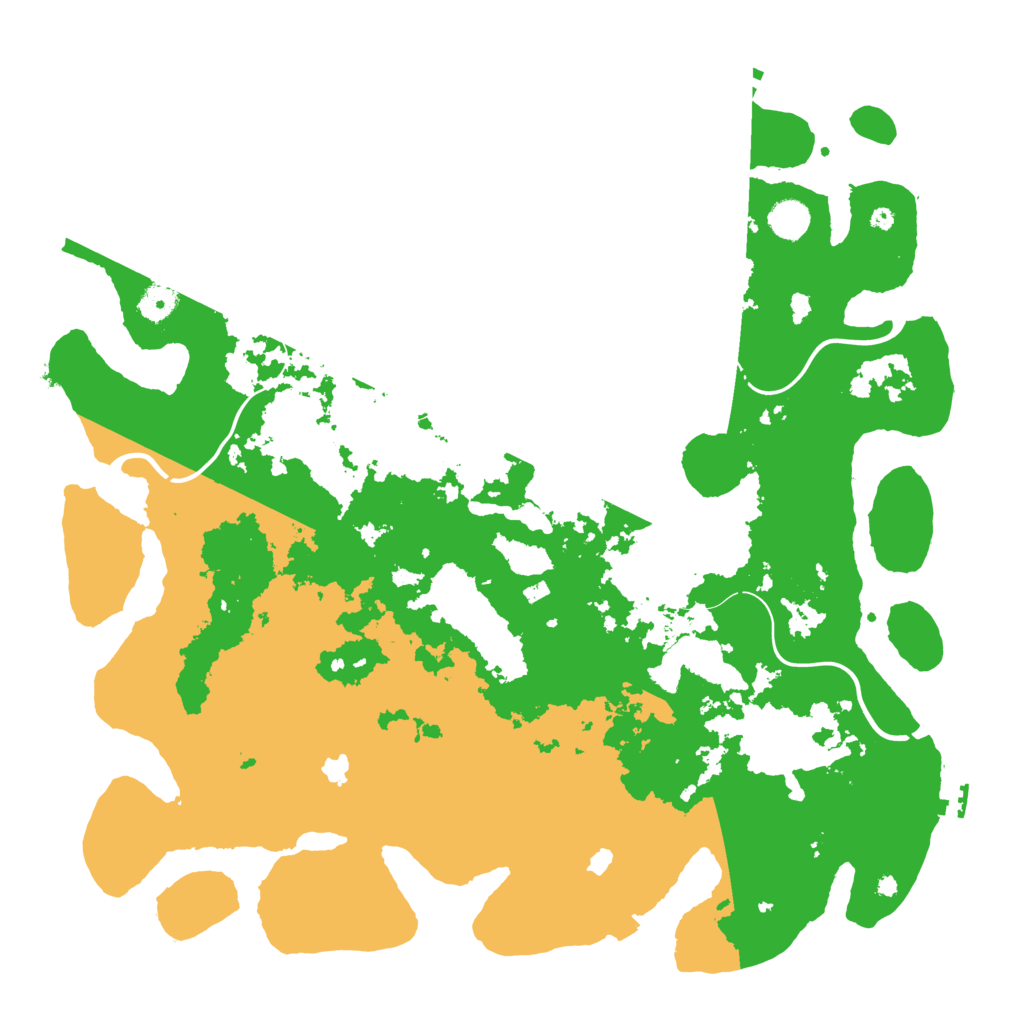 Biome Rust Map: Procedural Map, Size: 4500, Seed: 101101