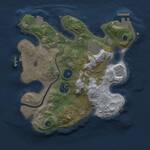 Thumbnail Rust Map: Procedural Map, Size: 2500, Seed: 1532020934, 8 Monuments
