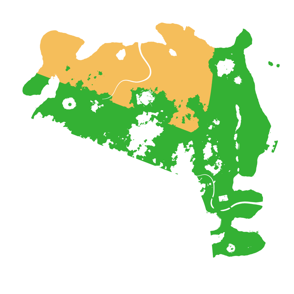 Biome Rust Map: Procedural Map, Size: 3500, Seed: 603222654