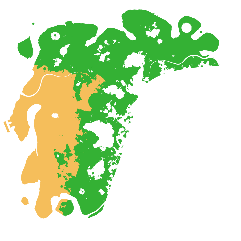 Biome Rust Map: Procedural Map, Size: 4250, Seed: 31451