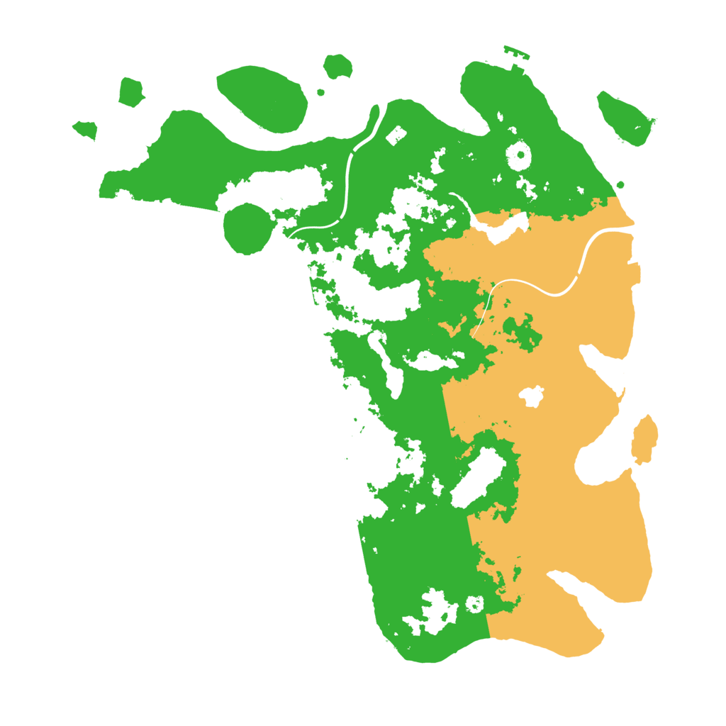 Biome Rust Map: Procedural Map, Size: 4000, Seed: 1189582074