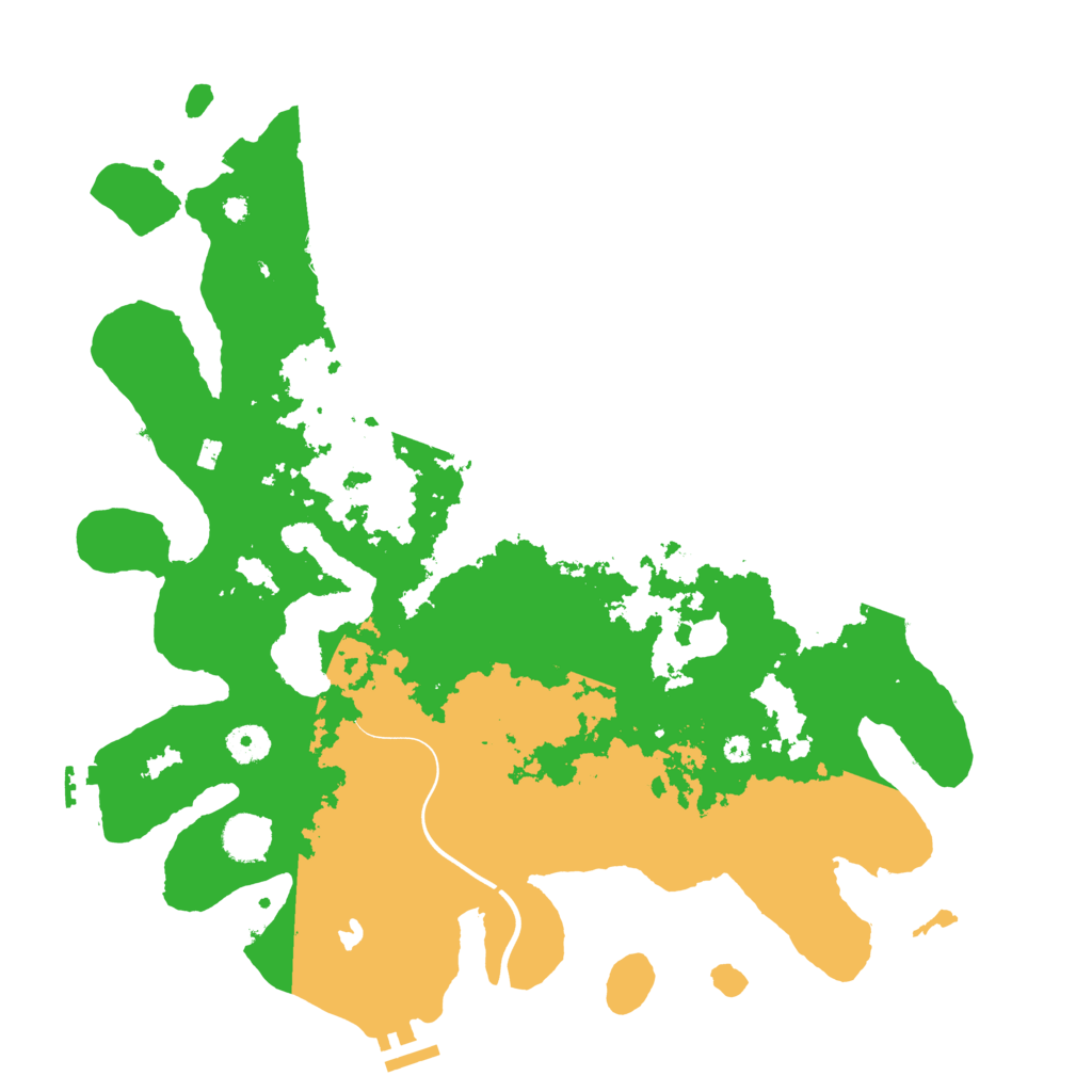 Biome Rust Map: Procedural Map, Size: 4000, Seed: 11307