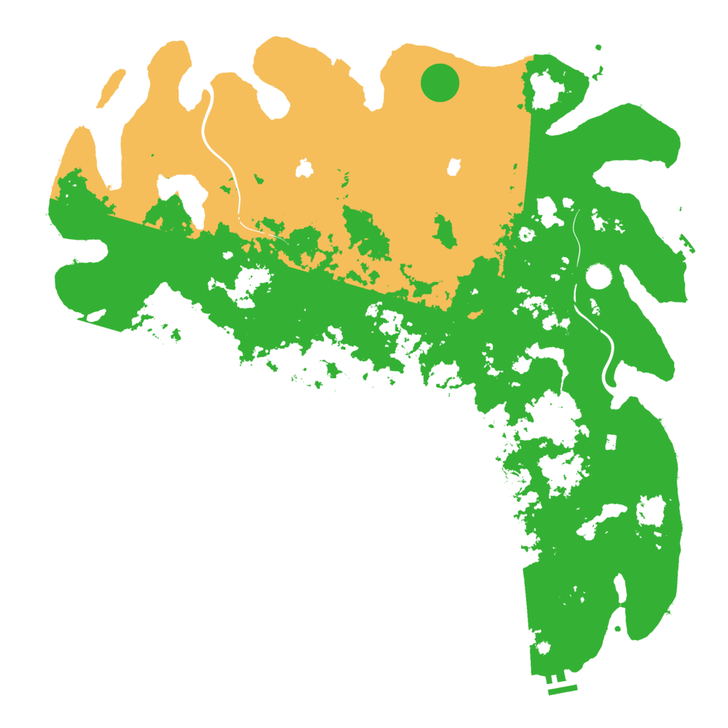 Biome Rust Map: Procedural Map, Size: 5000, Seed: 279362222