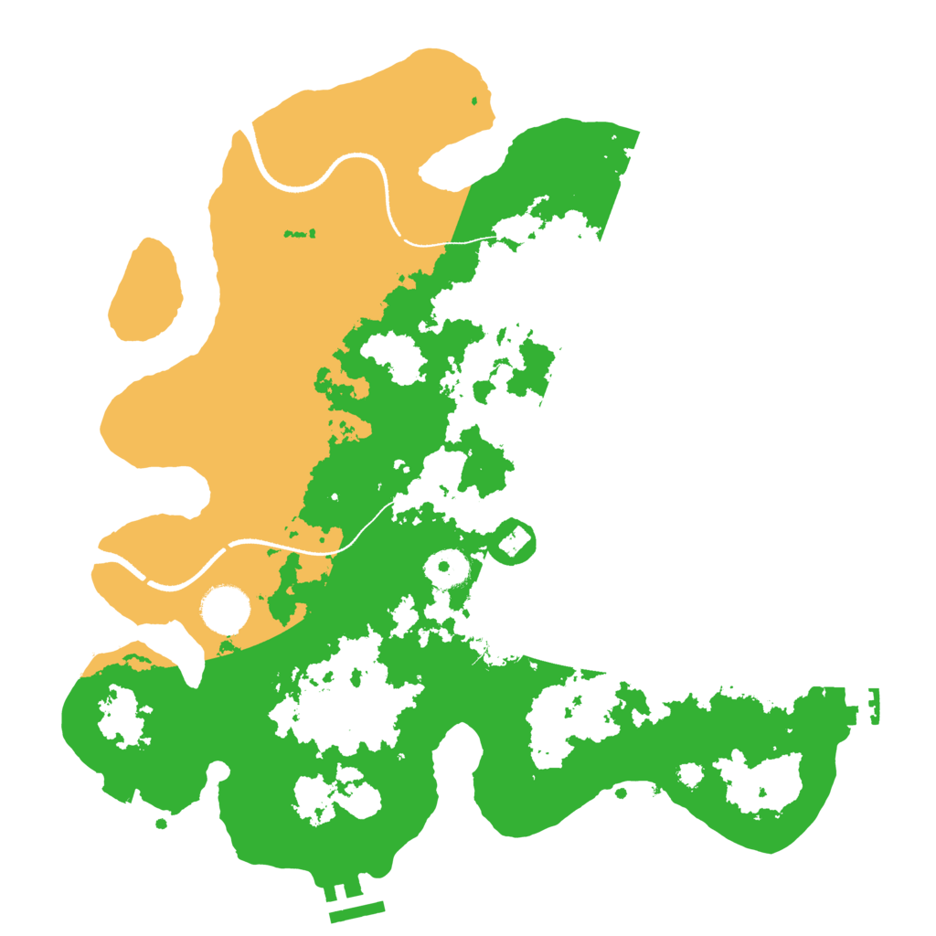 Biome Rust Map: Procedural Map, Size: 3400, Seed: 1423371154