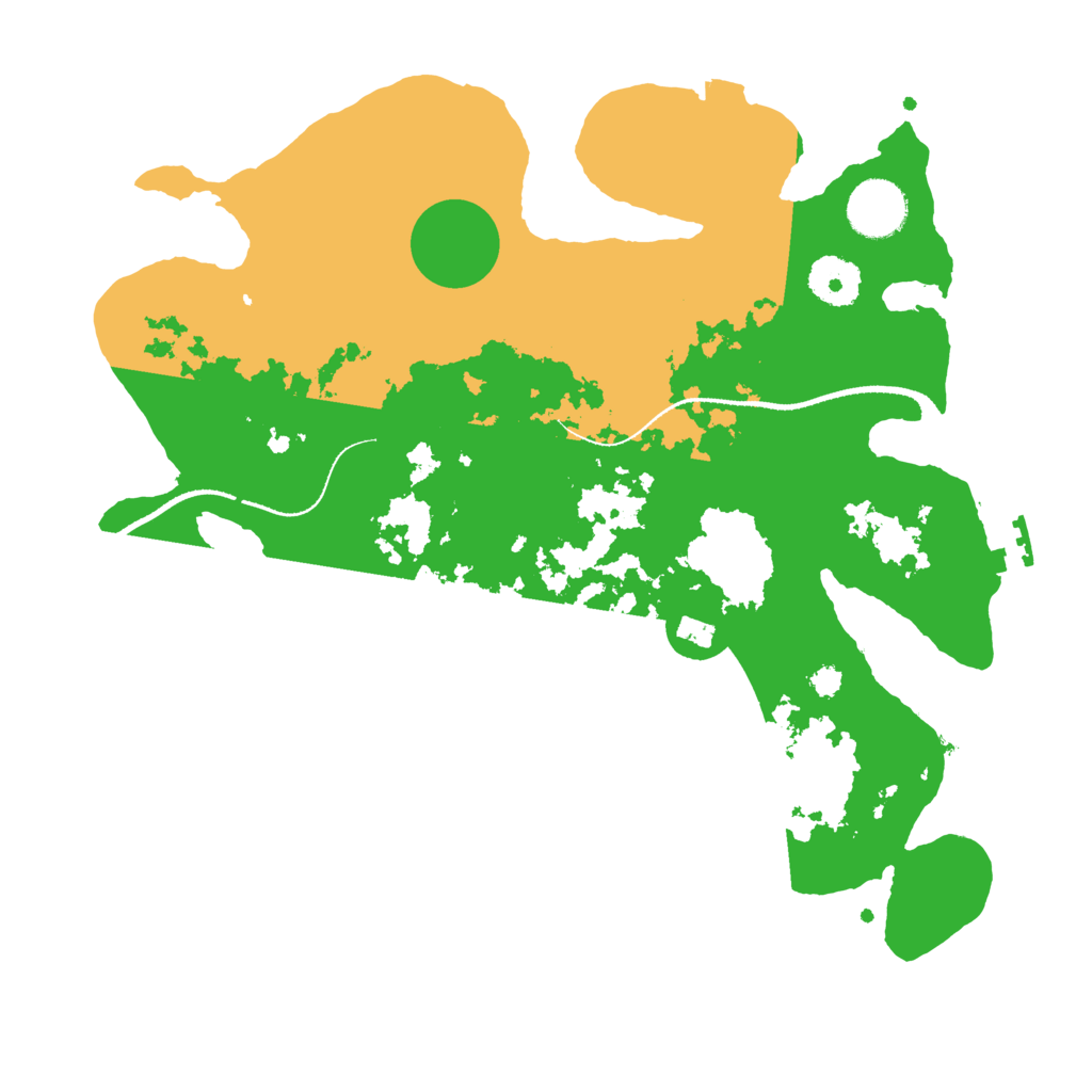 Biome Rust Map: Procedural Map, Size: 3250, Seed: 135168895