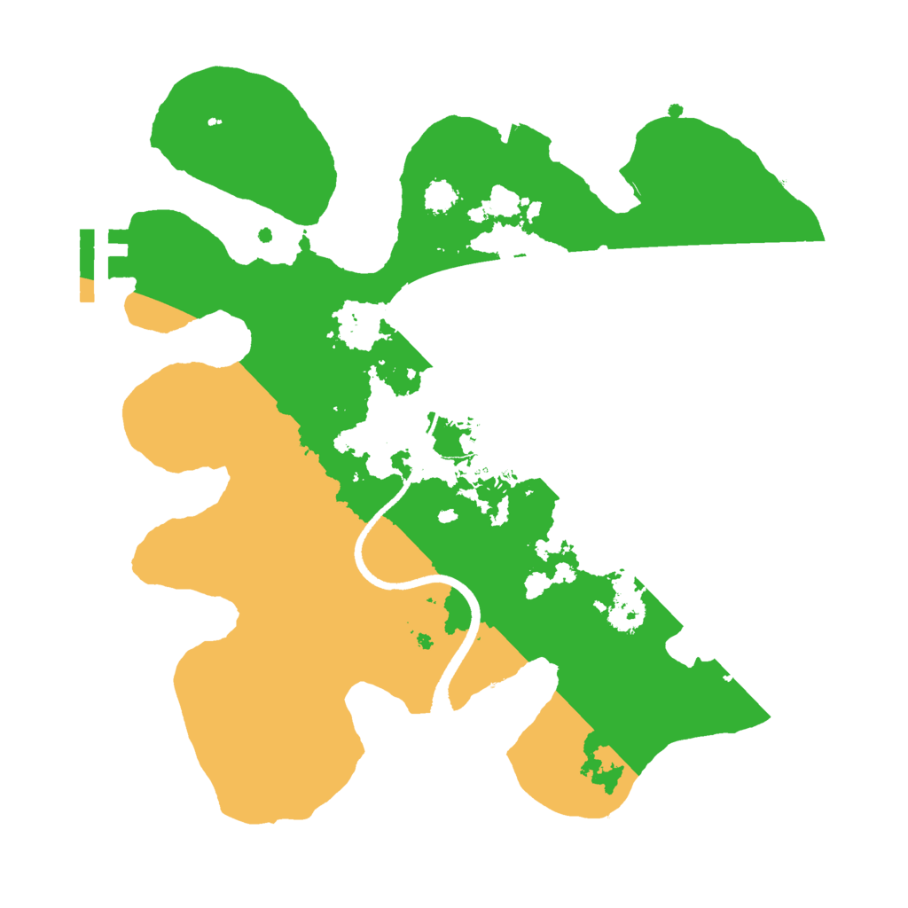 Biome Rust Map: Procedural Map, Size: 2500, Seed: 49689293