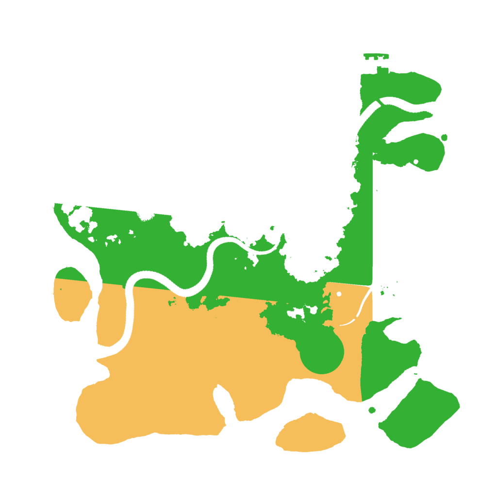 Biome Rust Map: Procedural Map, Size: 3000, Seed: 262170307