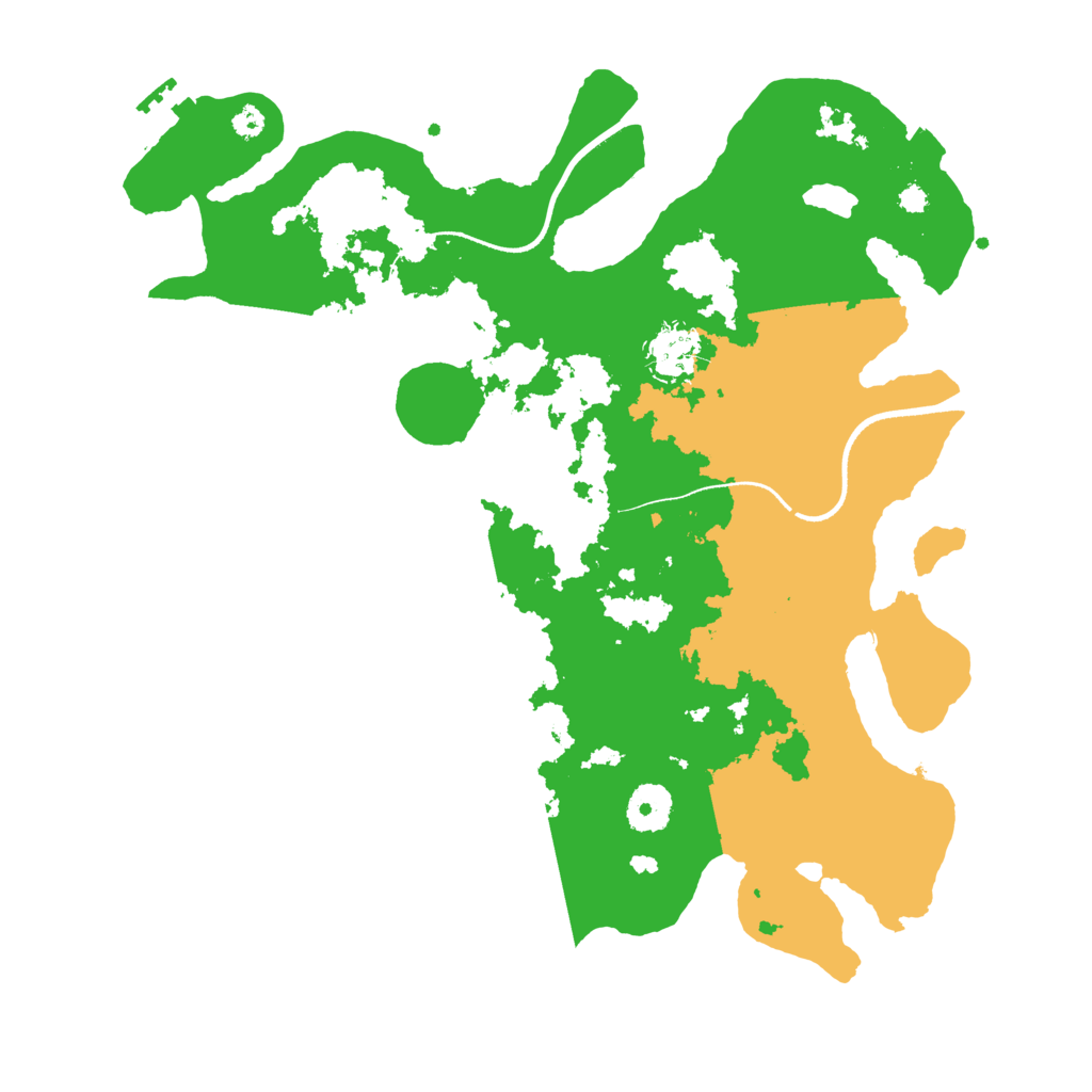 Biome Rust Map: Procedural Map, Size: 3500, Seed: 456276