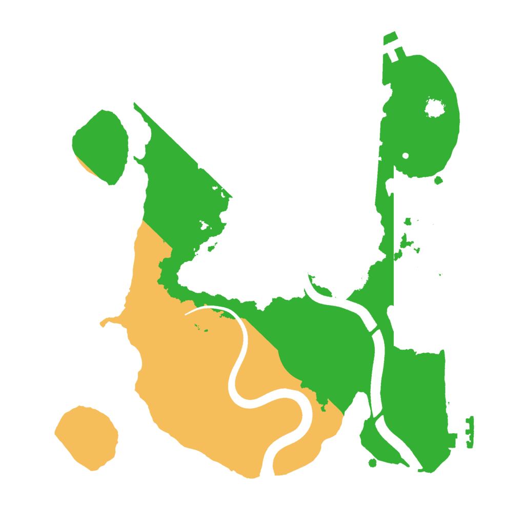 Biome Rust Map: Procedural Map, Size: 2500, Seed: 365894114