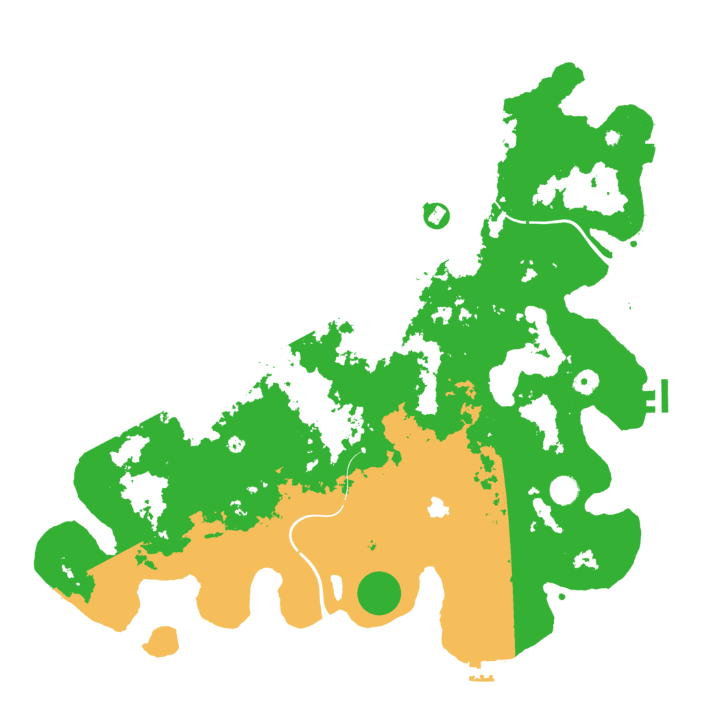 Biome Rust Map: Procedural Map, Size: 4250, Seed: 425516278