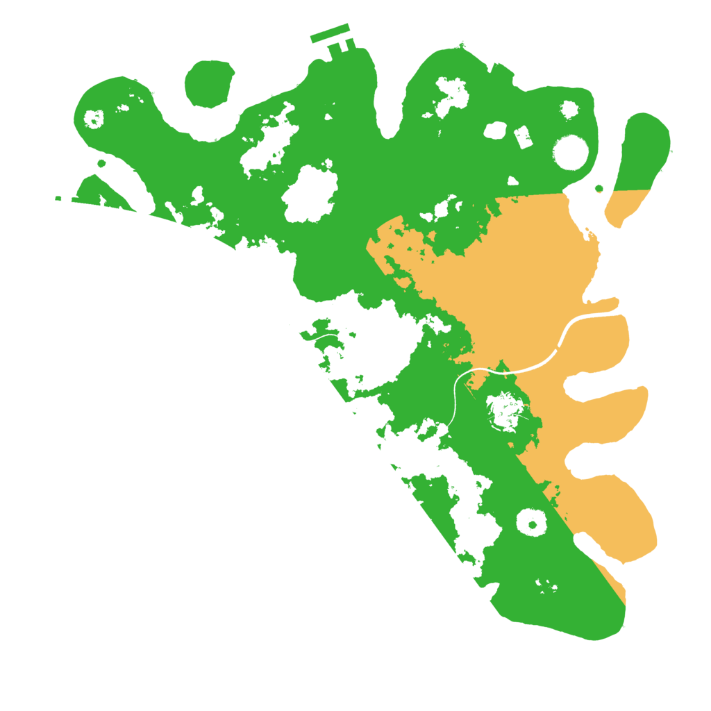 Biome Rust Map: Procedural Map, Size: 3600, Seed: 1917523614