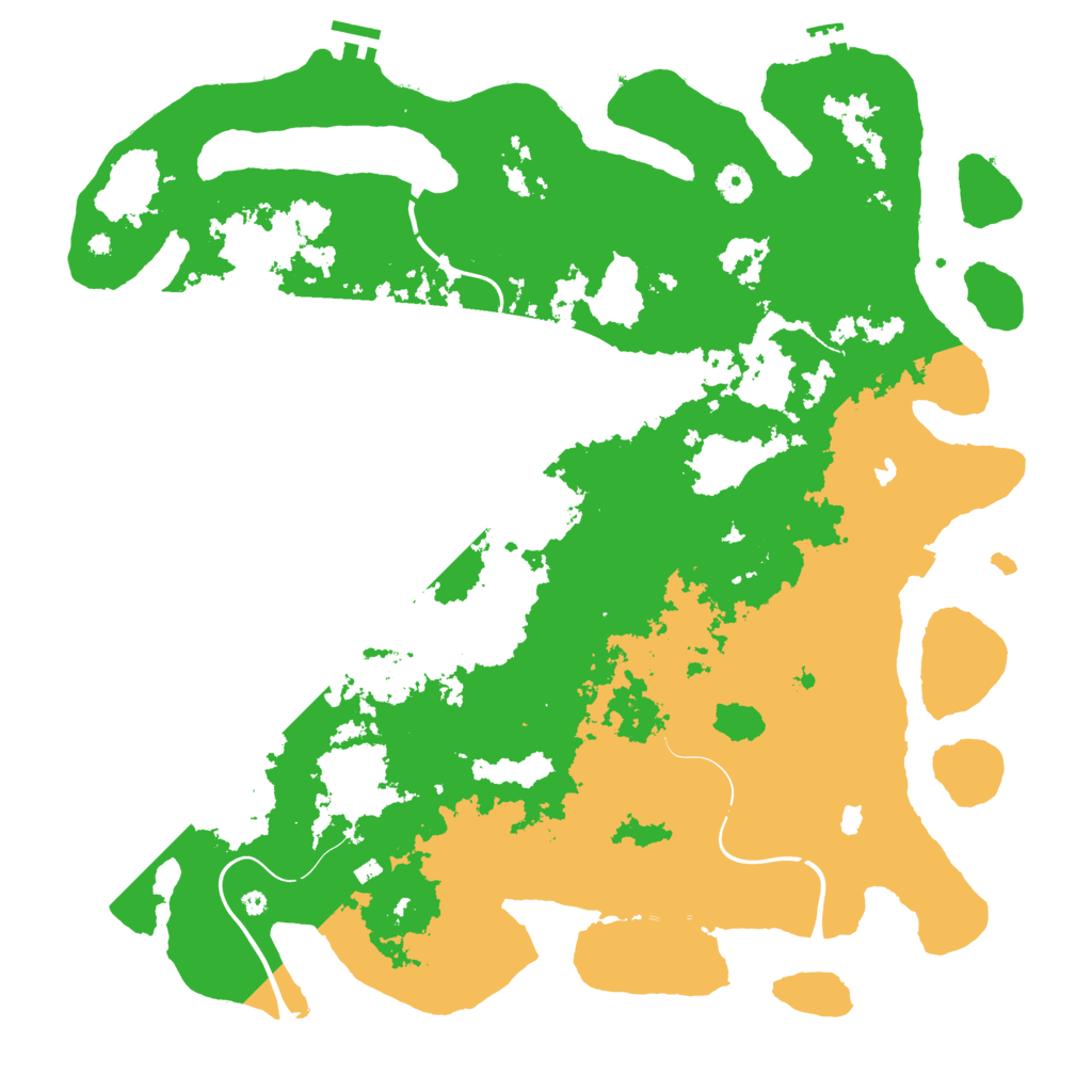 Biome Rust Map: Procedural Map, Size: 4500, Seed: 1644820959