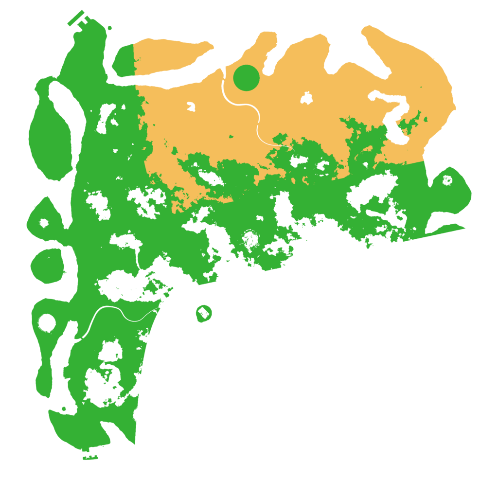 Biome Rust Map: Procedural Map, Size: 5000, Seed: 6755