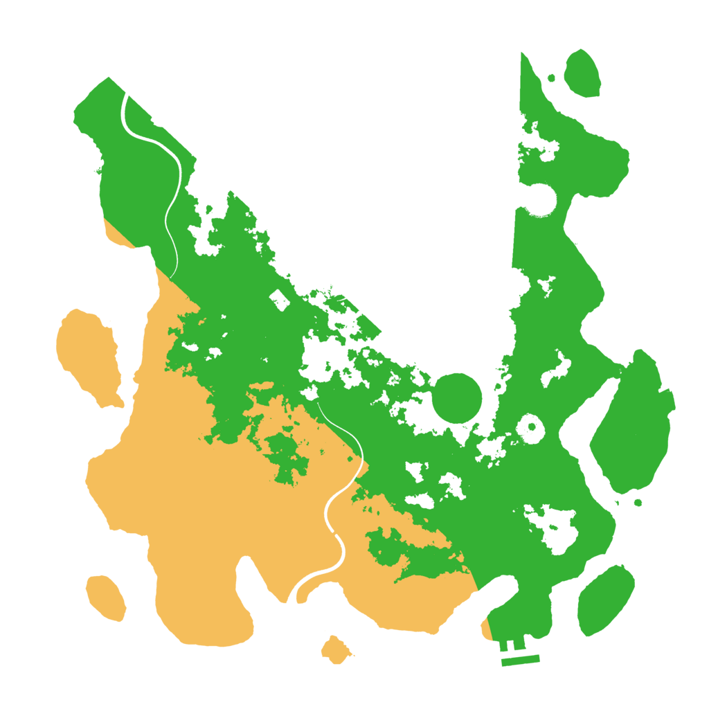 Biome Rust Map: Procedural Map, Size: 3750, Seed: 1239677211
