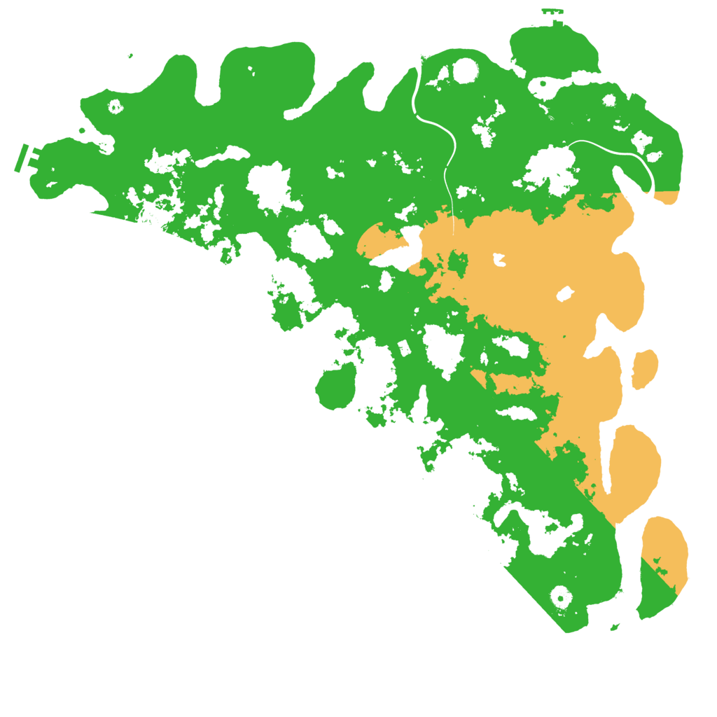 Biome Rust Map: Procedural Map, Size: 5000, Seed: 585809001