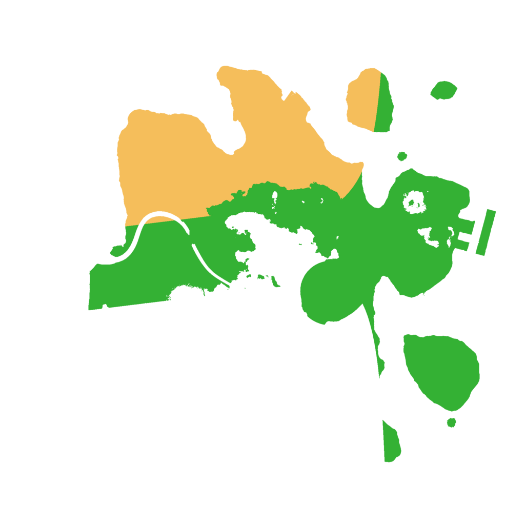 Biome Rust Map: Procedural Map, Size: 2300, Seed: 9434