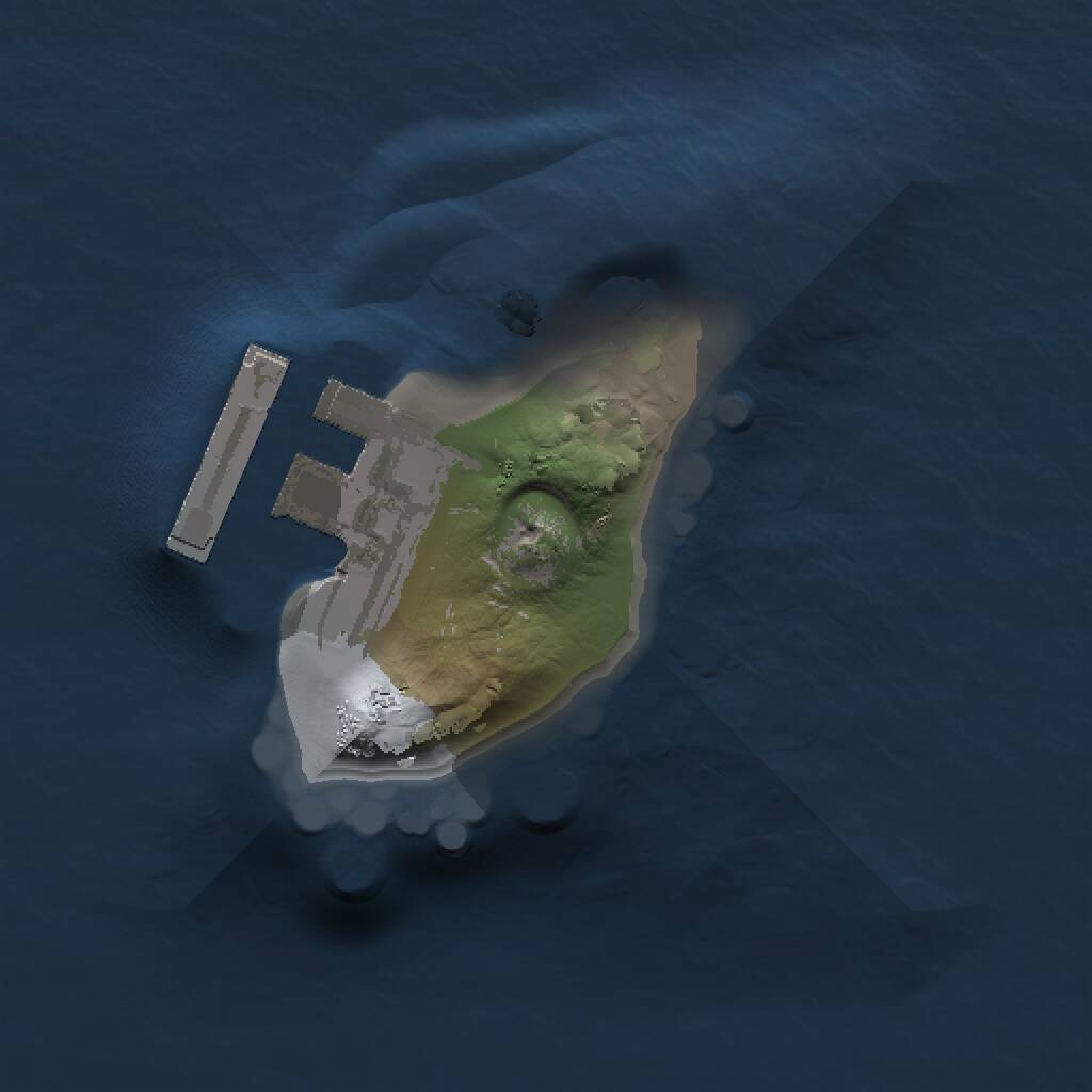 Rust Map: Procedural Map, Size: 1000, Seed: 4567756, 2 Monuments