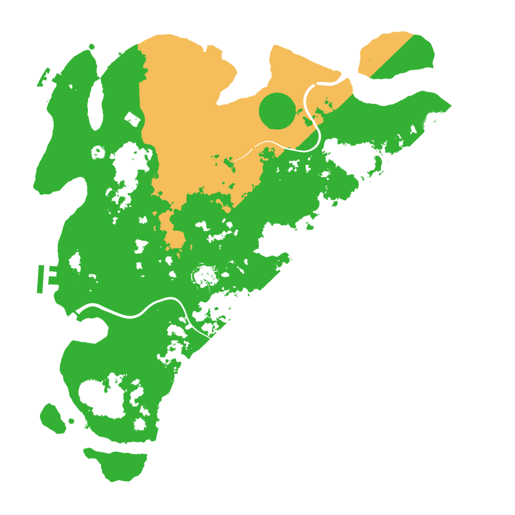 Biome Rust Map: Procedural Map, Size: 3700, Seed: 1674262323