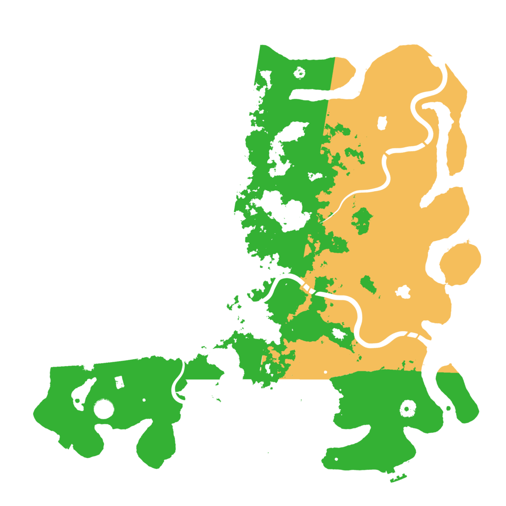 Biome Rust Map: Procedural Map, Size: 4500, Seed: 882081711