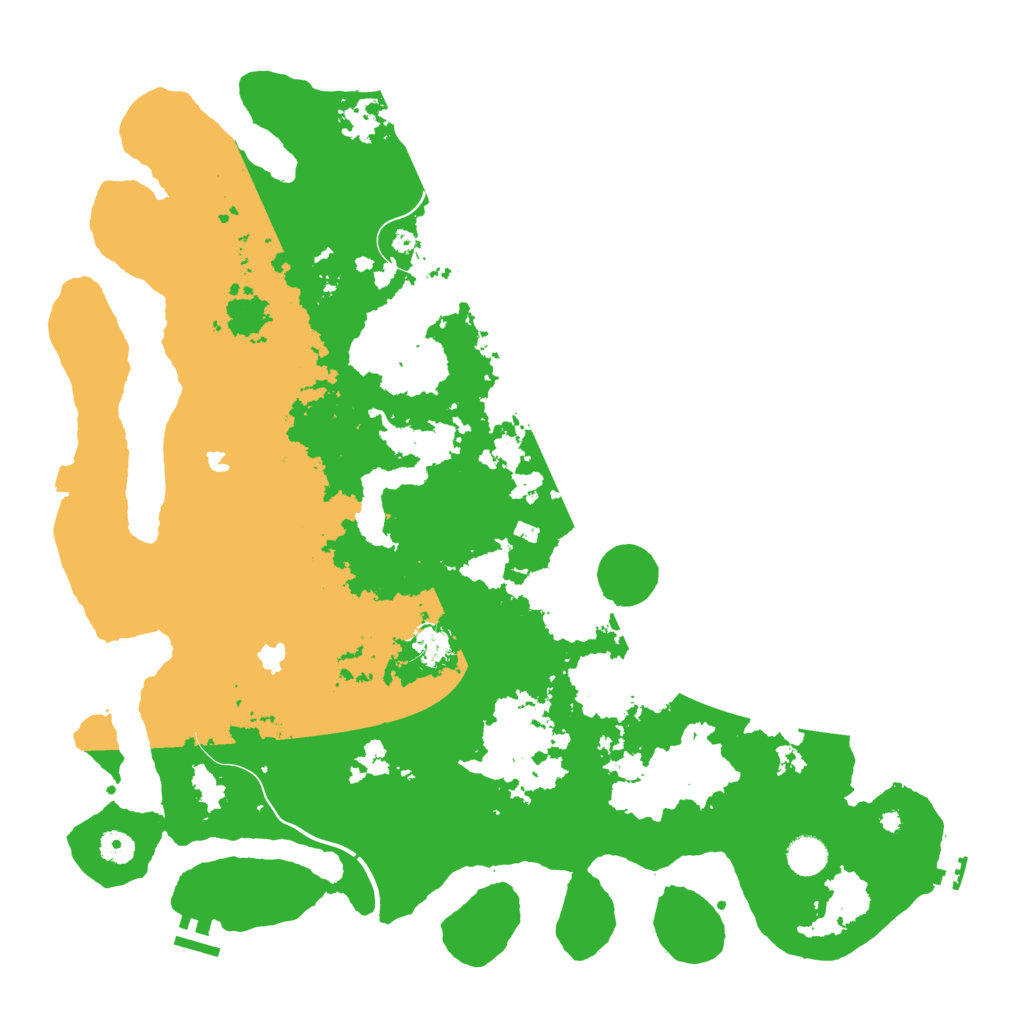 Biome Rust Map: Procedural Map, Size: 4500, Seed: 184085632